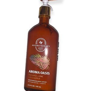 Bath and Body works aromatherapy aroma oasis pineapple lime eucalyptus lotion